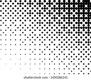 Halftone dotted background. Pop art style. Pattern with small circles, dots, design element for web banners, posters, cards, wallpapers, backdrops, sites. Black and white color. Vector illustration
