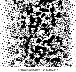Halftone dotted background. Pop art style. Retro pattern with circles, dots, design element for web banners, posters, cards, Wallpaper, backdrops, sites. Black and white color. Vector illustration