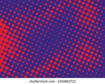 Halftone dotted background. Pop art style. Retro pattern with circles, dots, design element for web banners, posters, cards, Wallpaper, backdrops, sites. Vector illustration