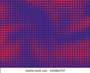 Halftone dotted background. Pop art style. Retro pattern with circles, dots, design element for web banners, posters, cards, Wallpaper, backdrops, sites. Vector illustration