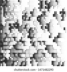 Halftone dotted background. Pop art style. Pattern with small circles, dots, design element for web banners, posters, cards, wallpapers, backdrops, sites. Black and white color. Vector illustration
