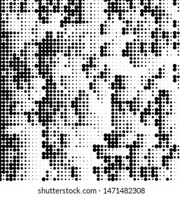 Halftone dotted background. Pop art style. Pattern with small circles, dots, design element for web banners, posters, cards, wallpapers, backdrops, sites. Black and white color. Vector illustration
