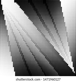 Halftone dotted background. Pop art style. Pattern with small circles, dots, design element for web banners, posters, cards, wallpapers, backdrops, sites. Black and white color. Vector illustration