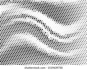 Halftone dotted background. Pop art style. Pattern with small circles, dots, design element for web banners, posters, cards, wallpapers, backdrops, sites. Black and white color. Vector illustration