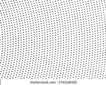 Halftone dotted background. Pop art style. Pattern with small circles, dots, design element for web banners, posters, cards, wallpapers, backdrops, sites. Black and white color. Vector illustration