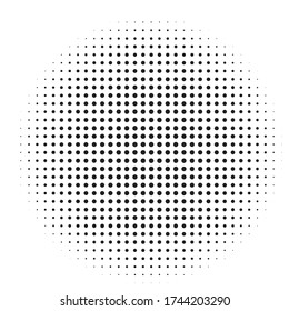 Halftone dotted background. Pop art style. Retro pattern with circles, dots, design element for web banners, posters, cards, Wallpaper, backdrops, sites. Black and white color. Vector illustration