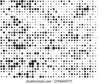Halb gepunkteter Hintergrund. Pop Art Stil. Muster mit Kreisen, Punkten.  Hintergrund, Design für Webbanner, Bildschirmhintergrund, Vektorgrafik-Seiten