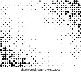 Halb gepunkteter Hintergrund. Pop Art Stil. Muster mit Kreisen, Punkten.  Hintergrund, Design für Webbanner, Bildschirmhintergrund, Vektorgrafik-Seiten