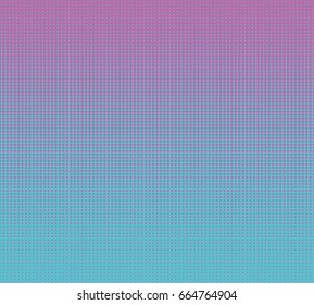 Halftone dotted background. Pop art style. Retro pattern with circles, dots, design element for web banners, posters, cards, Wallpaper, backdrops, sites. Blue and purple color. Vector illustration