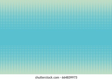 Halftone dotted background. Pop art style. Retro pattern with circles, dots, design element for web banners, posters, cards, Wallpaper, backdrops, sites. Blue color. Vector illustration