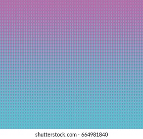 Halftone dotted background. Pop art style. Retro pattern with circles, dots, design element for web banners, posters, cards, Wallpaper, backdrops, sites. Blue and purple color. Vector illustration