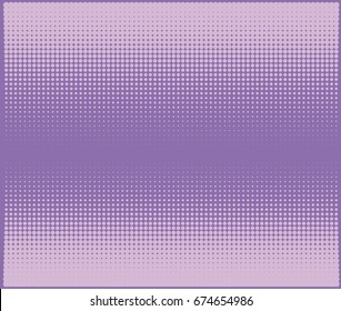 Halftone dotted background. Pop art style. Pattern with small circles, dots, design element for web banners, posters, cards, Wallpaper, backdrops, sites. Purple and lilac color. Vector illustration