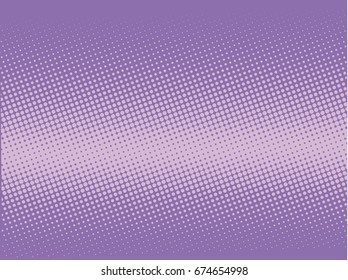 Halftone dotted background. Pop art style. Pattern with small circles, dots, design element for web banners, posters, cards, Wallpaper, backdrops, sites. Purple and lilac color. Vector illustration