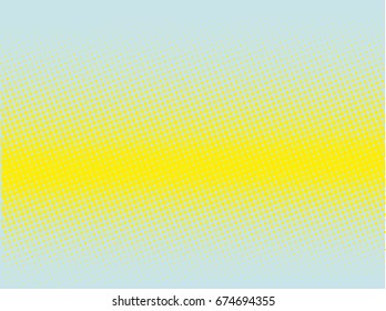 Halftone dotted background. Pop art style. Pattern with small circles, dots, design element for web banners, posters, cards, Wallpaper, backdrops, sites. Green and yellow color. Vector illustration