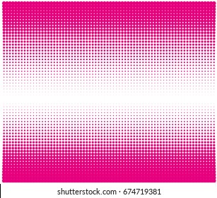 Halftone dotted background. Pop art style. Pattern with small circles, dots, design element for web banners, posters, cards, Wallpaper, backdrops, sites. Pink and white color. Vector illustration