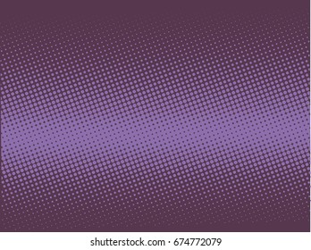 Halftone dotted background. Pop art style. Pattern with small circles, dots, design element for web banners, posters, cards, Wallpaper, backdrops, sites. Purple and lilac color. Vector illustration