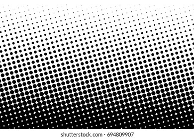 Halftone dotted background. Pop art style. Pattern with small circles, dots, design element for web banners, posters, cards, wallpapers, backdrops, sites. Black and white color. Vector illustration