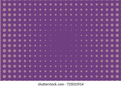 Halftone dotted background. Pop art style. Pattern with small circles, dots, design element for web banners, posters, cards, wallpapers, backdrops, sites. Purple, pink color. Vector illustration