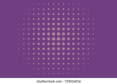 Halftone dotted background. Pop art style. Pattern with small circles, dots, design element for web banners, posters, cards, wallpapers, backdrops, sites. Purple, pink color. Vector illustration