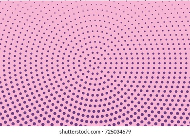 Halftone dotted background. Pop art style. Pattern with small circles, dots, design element for web banners, posters, cards, wallpapers, backdrops, sites. Pink, purple color. Vector illustration
