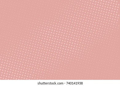  Halftone dotted background. Pop art style. Retro pattern with circles, dots, design element for web banners, posters, cards, Wallpaper, backdrops, sites. Pink, light color. Vector illustration
