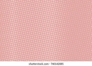  Halftone dotted background. Pop art style. Retro pattern with circles, dots, design element for web banners, posters, cards, Wallpaper, backdrops, sites. Pink, light color. Vector illustration
