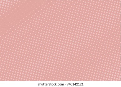  Halftone dotted background. Pop art style. Retro pattern with circles, dots, design element for web banners, posters, cards, Wallpaper, backdrops, sites. Pink, light color. Vector illustration
