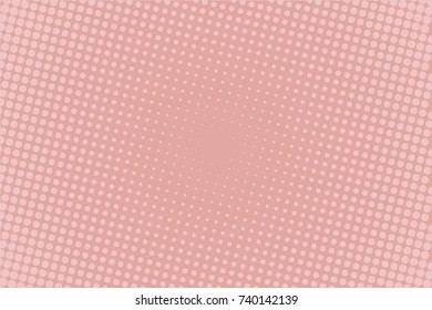  Halftone dotted background. Pop art style. Retro pattern with circles, dots, design element for web banners, posters, cards, Wallpaper, backdrops, sites. Pink, light color. Vector illustration