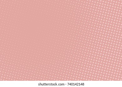  Halftone dotted background. Pop art style. Retro pattern with circles, dots, design element for web banners, posters, cards, Wallpaper, backdrops, sites. Pink, light color. Vector illustration