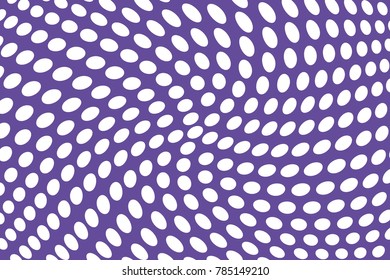 Halftone dotted background. Pop art style. Retro pattern with circles, dots, design element for web banners, posters, cards, Wallpaper, backdrops, sites. Purple and white color. Vector illustration