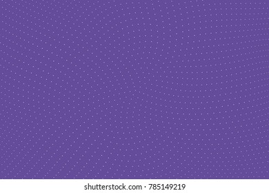 Halftone dotted background. Pop art style. Retro pattern with circles, dots, design element for web banners, posters, cards, Wallpaper, backdrops, sites. Purple and white color. Vector illustration