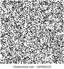  Halftone dotted background. Dotted vector pattern. Chaotic circle dots isolated on the white background.Seamless asymmetrical pattern