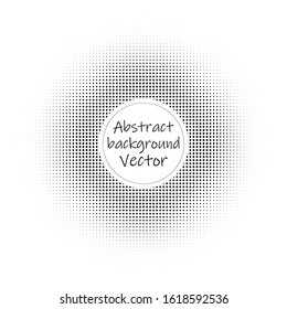 
Halftone dotted circular pattern geometric background.