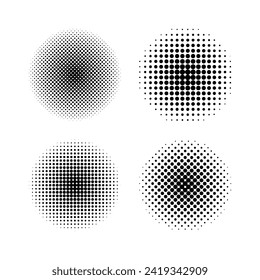 Halftone dotted effect background texture