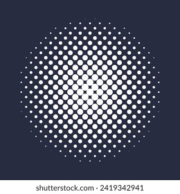 Halftone dotted effect background texture