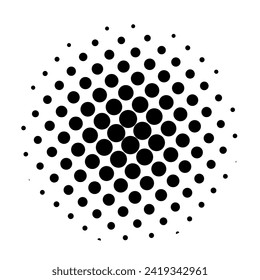 Halftone dotted effect background texture