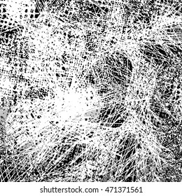 Halftone Dotted Grunge Texture .