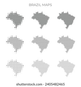 mapas de media tonalidad con puntos país del mundo