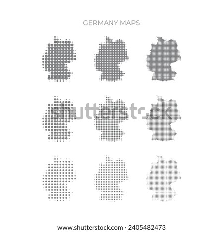 halftone dotted maps world country