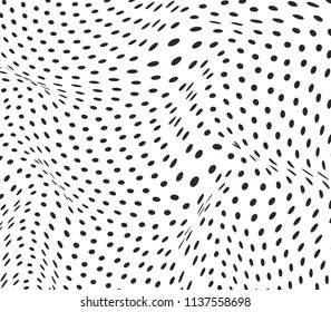halftone dotted pattern polka design circle futuristic concept geometric graphic vector background 3D