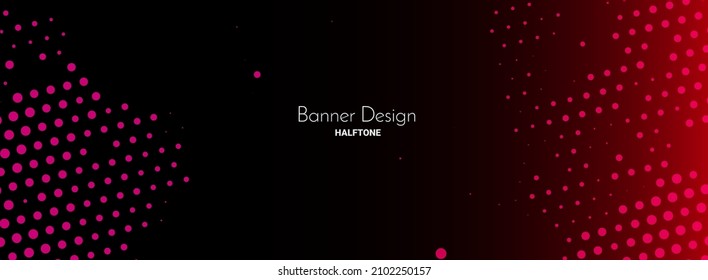 diseño de fondo abstracto de patrones de color rojo con puntos de semitono