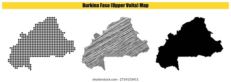 Punto medio, bosquejo, mapa, silueta, Ilustración vectorial
