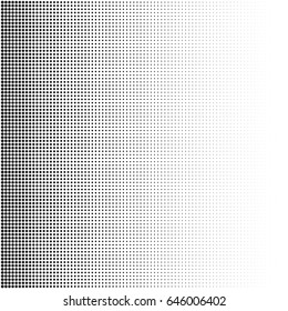 Halftone dotted vintage retro gradients pattern. Monochrome pop art vector illustration.