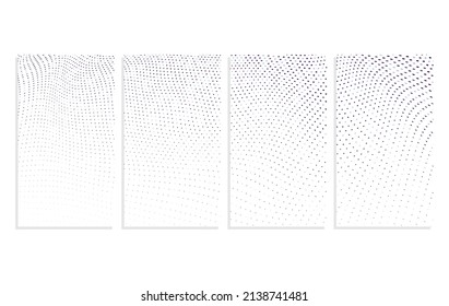 halftone dynamic monochrome vector background