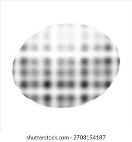 Halftone Easter egg, dotted texture, retro comic book style, clean lines, high contrast, focused on white background, minimalist, graphic illustration.