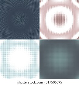 Halftone effect background with place for your text. Abstract geometric shape texture. 
Background made with dot