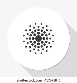 Halftone effect. Dots illustration.