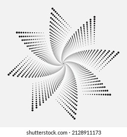Halftone effect dotted design element. Monochrome dotted background, texture, frame. Abstract.
dotted design element.