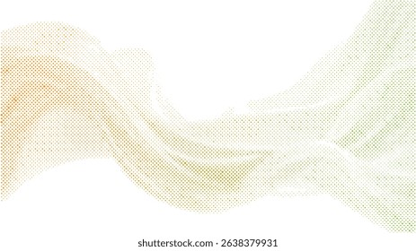 Halftone effect of a loose fabric cloth for retro modern background