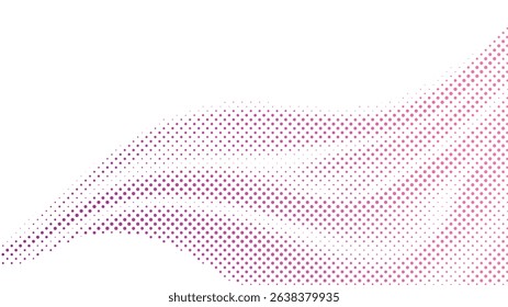 Halftone effect of a loose fabric cloth for retro modern background